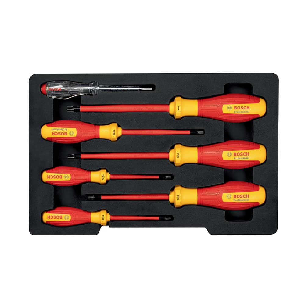 Set de destornilladores TX aislados VDE, 7 uds. Professional