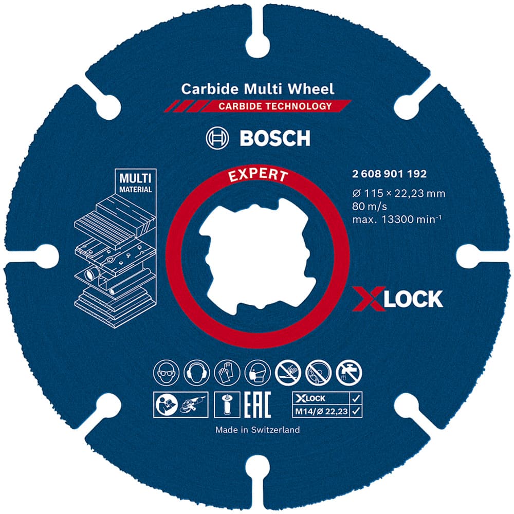 Disco de corte EXPERT Carbide Multi Wheel X-Lock, 1ud.